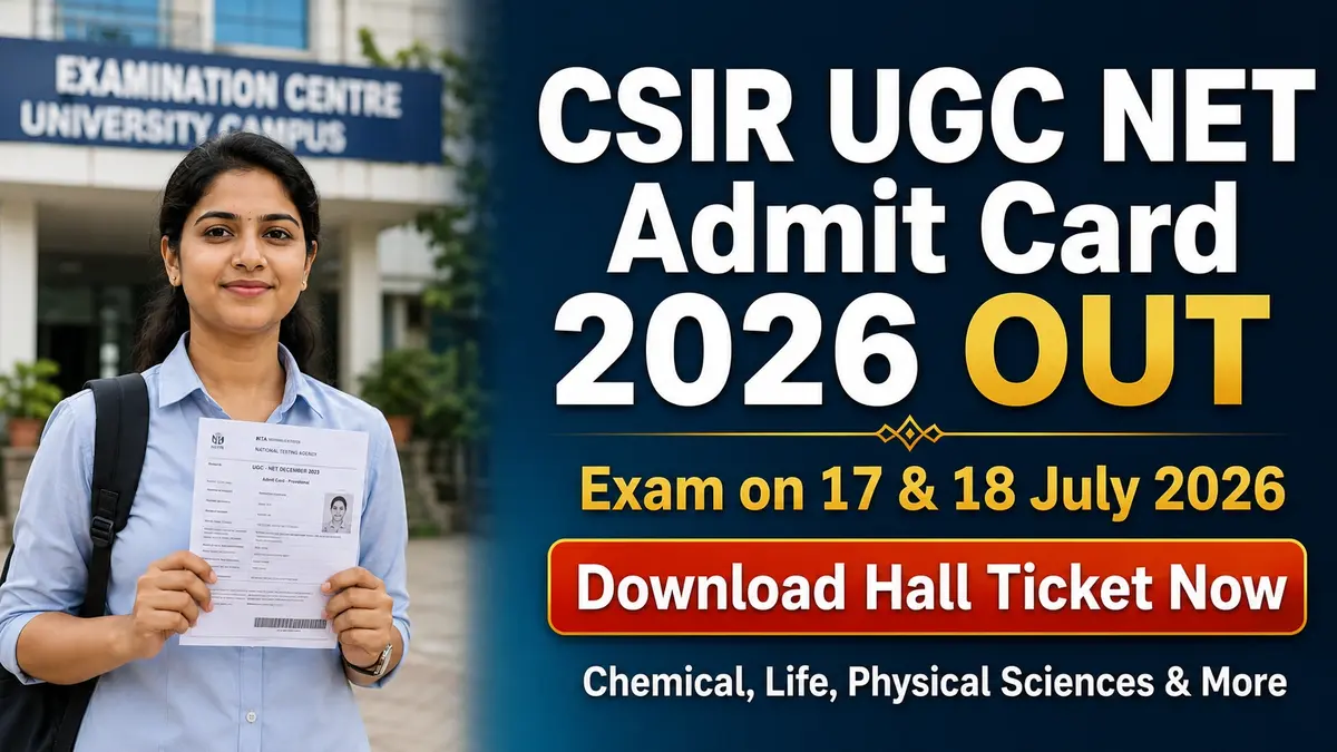CSIR UGC NET Admit Card 2026