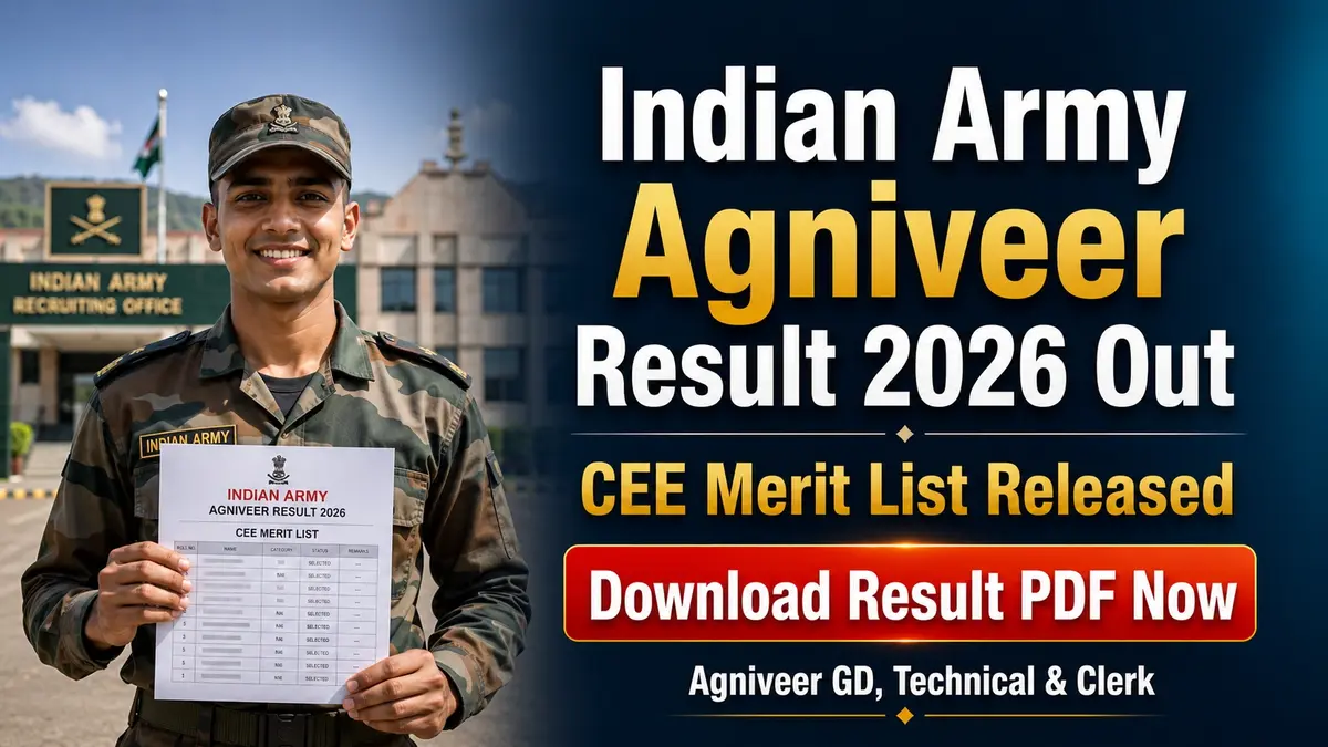 Indian Army Agniveer Result 2026