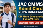 JAC CMMS Admit Card 2026
