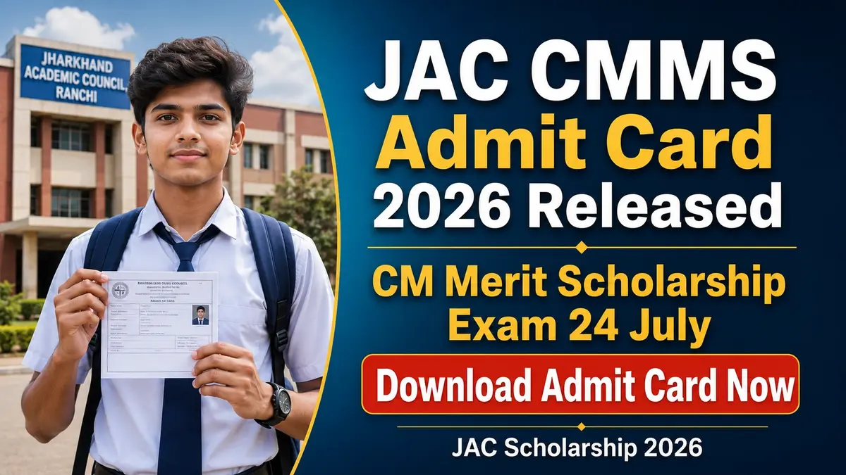JAC CMMS Admit Card 2026
