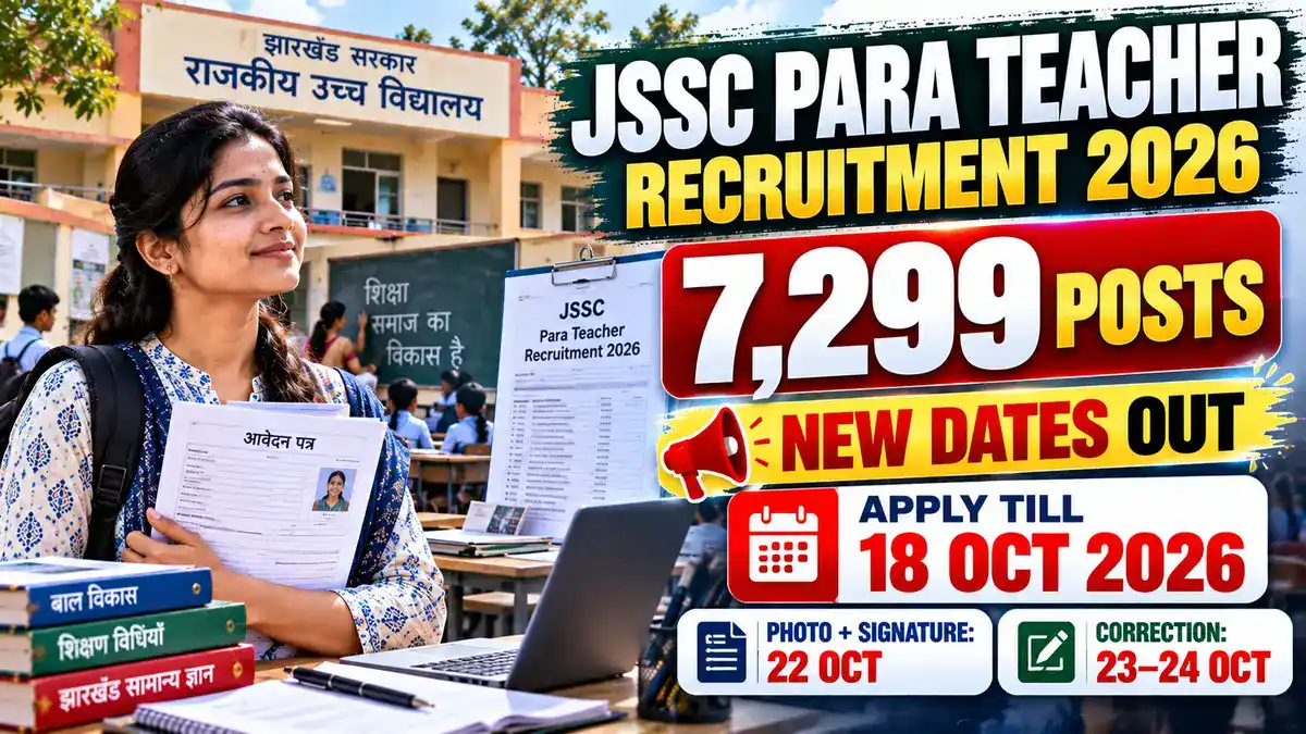 JSSC Para Teacher Recruitment 2026