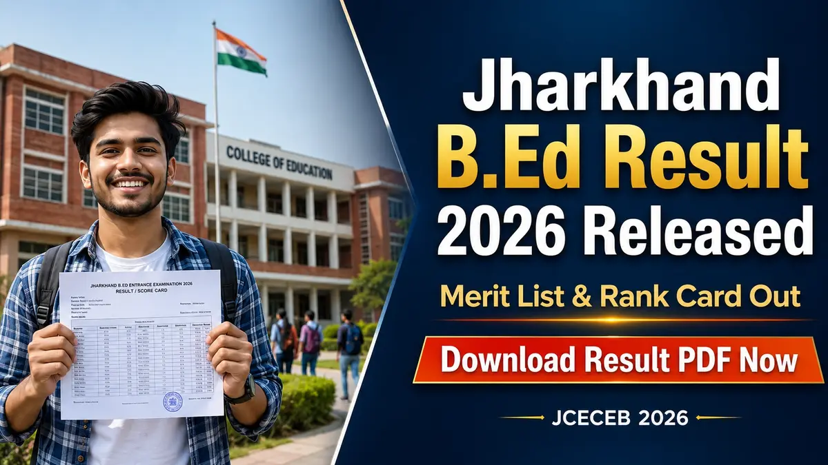 Jharkhand B.Ed Result 2026
