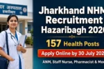Jharkhand NHM Recruitment Hazaribagh 2026