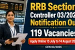 RRB Section Controller 03-2026