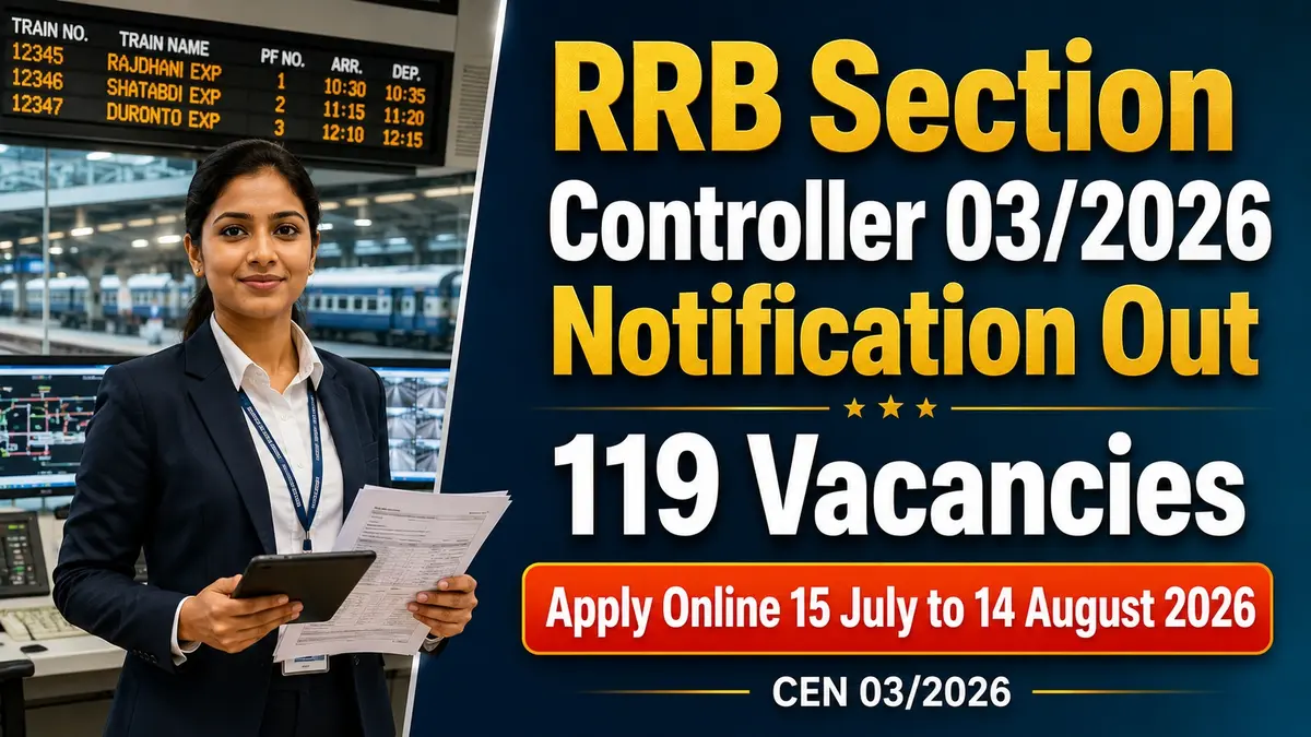 RRB Section Controller 03-2026