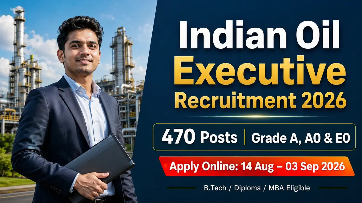 Indian Oil Executive Recruitment 2026