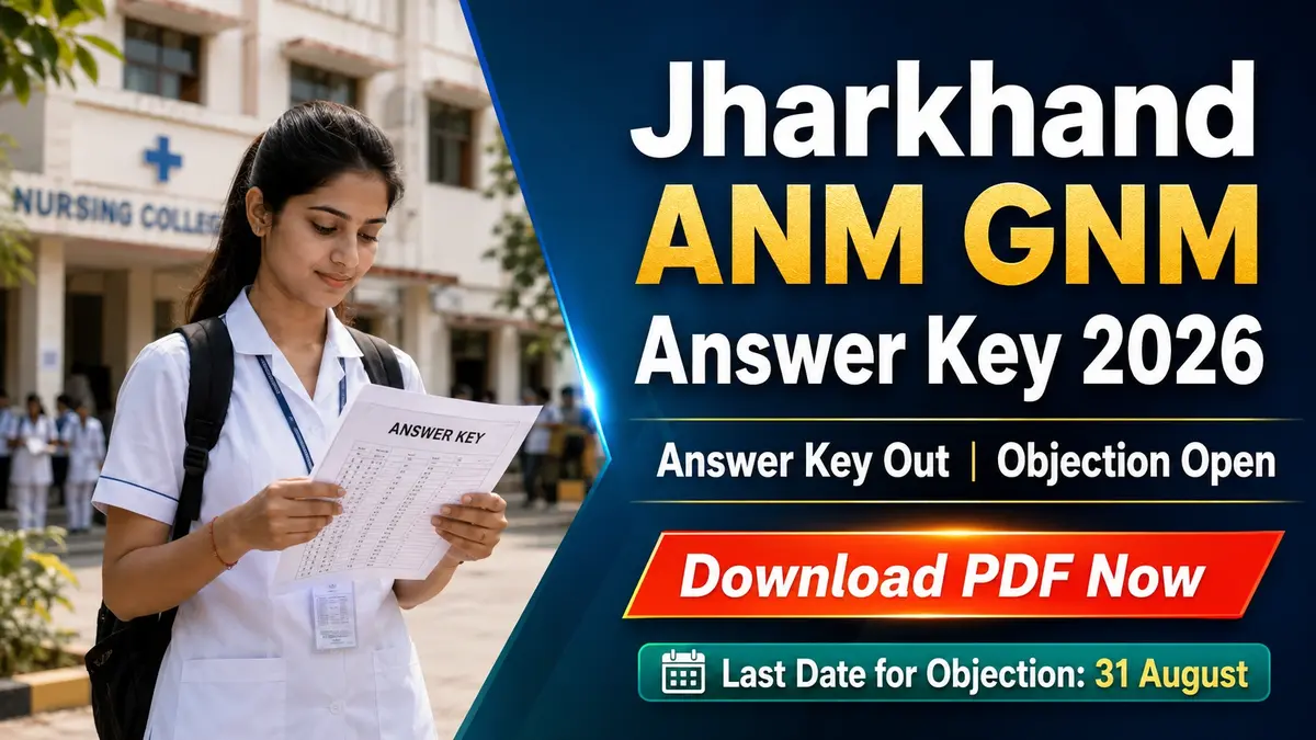 Jharkhand ANM GNM Answer Key