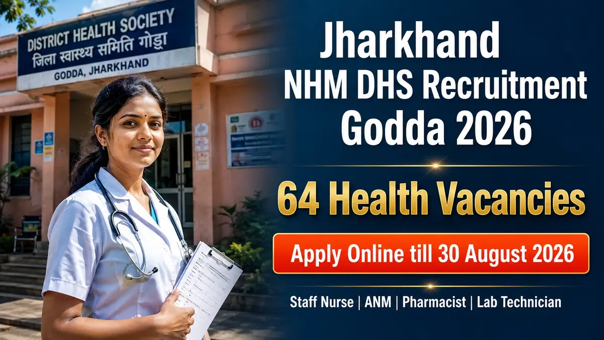 Jharkhand NHM DHS Recruitment Godda 2026