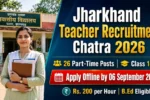 Jharkhand Teacher Recruitment Chatra 2026