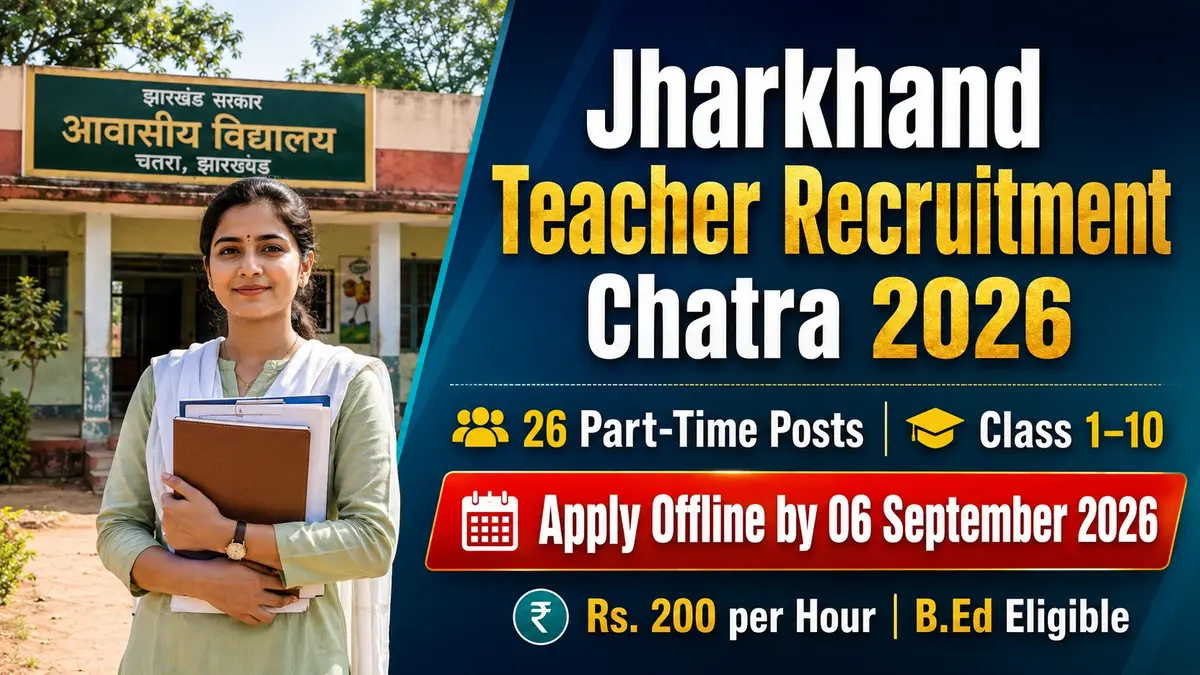 Jharkhand Teacher Recruitment Chatra 2026