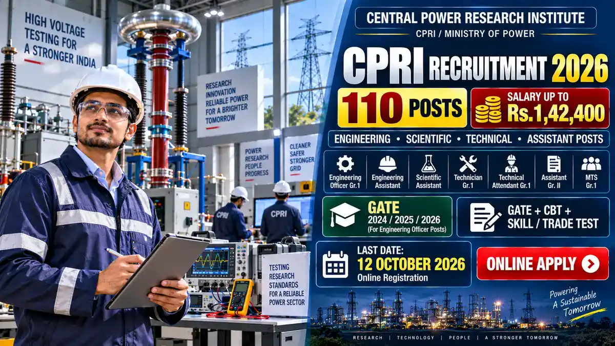 CPRI Recruitment 2026