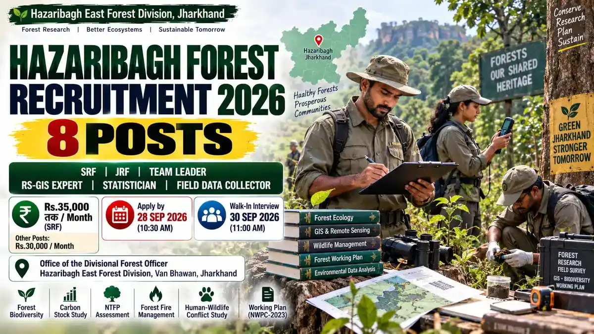 Hazaribagh Forest Recruitment 2026