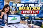 IBPS PO Prelims Result 2026