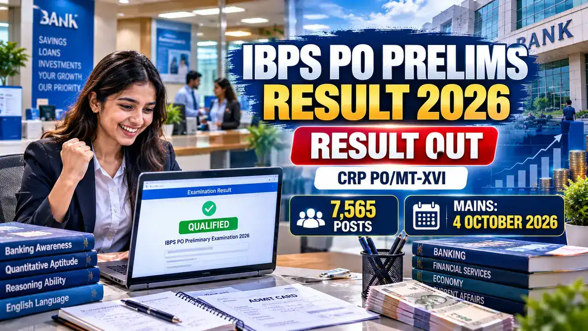 IBPS PO Prelims Result 2026
