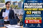 Jharkhand CUJ Assistant Professor Recruitment 2026