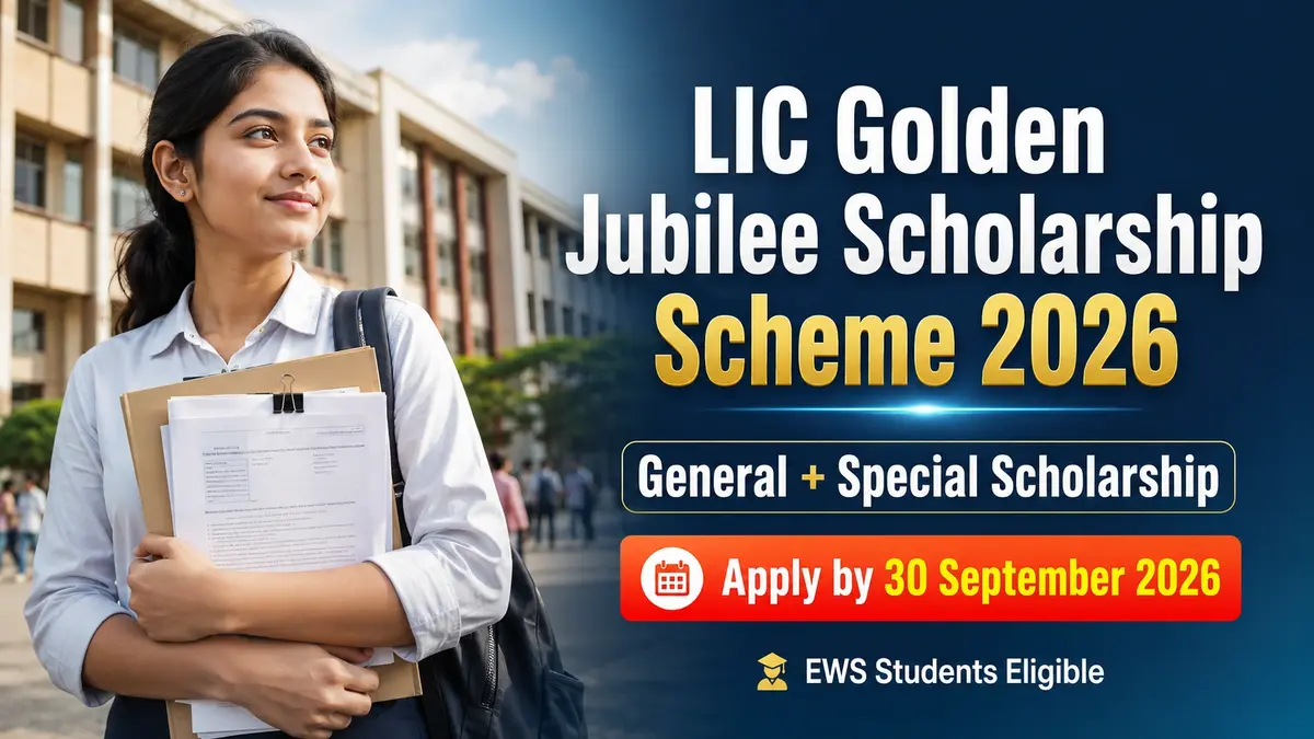 LIC Golden Jubilee Scholarship Scheme 2026