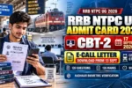 RRB NTPC UG Admit Card 2026