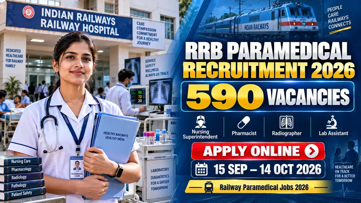 RRB Paramedical Recruitment 2026