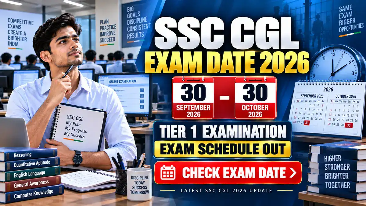SSC CGL Exam Date 2026