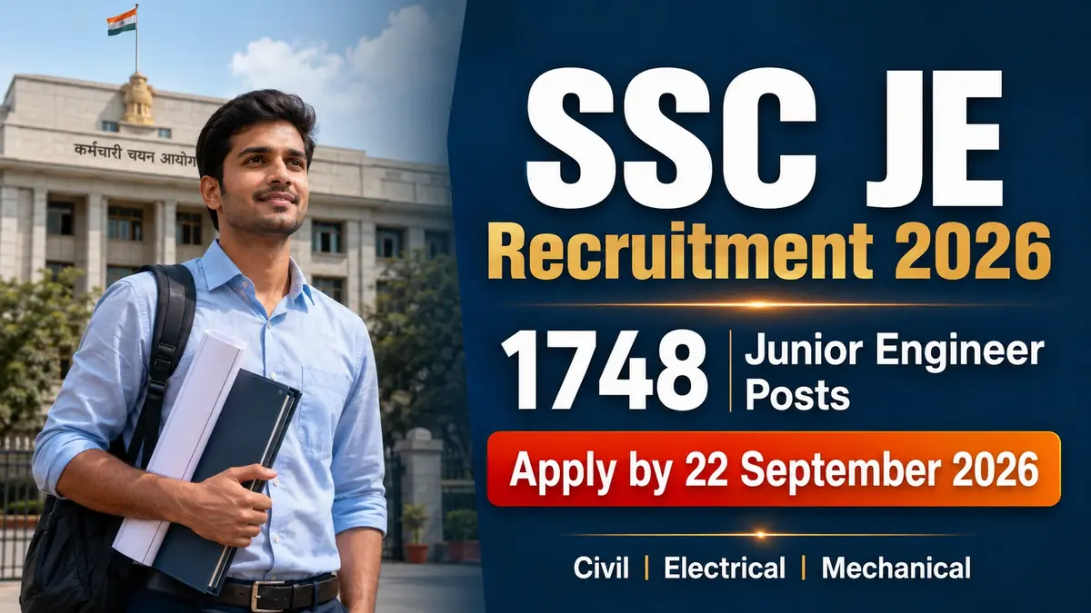 SSC JE Recruitment 2026