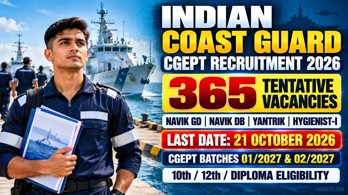 Indian Coast Guard CGEPT Recruitment 2026
