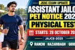 Jharkhand Assistant Jailor PET Notice 2026