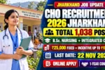 Jharkhand CHO Recruitment 2026