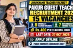 Pakur Guest Teacher Recruitment 2026