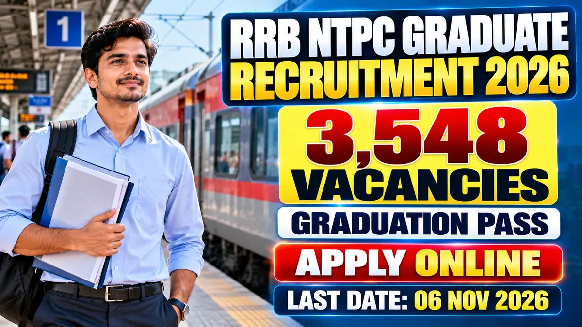 RRB NTPC Graduate Recruitment 2026