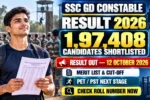 SSC GD Constable Result 2026